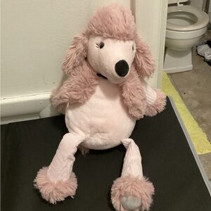Scentsy Pink Plush Poodle Stuffed Animal